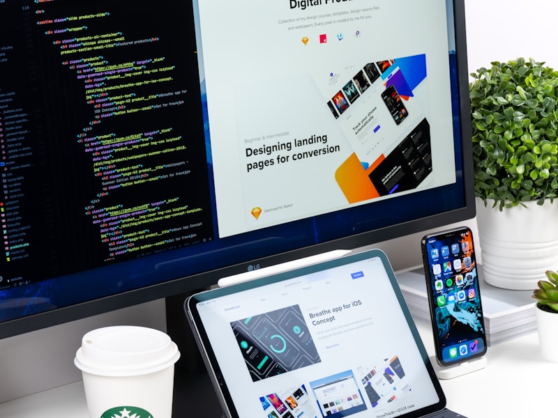 Premium HTML and CSS responsive landing page with modern design and smooth animations
